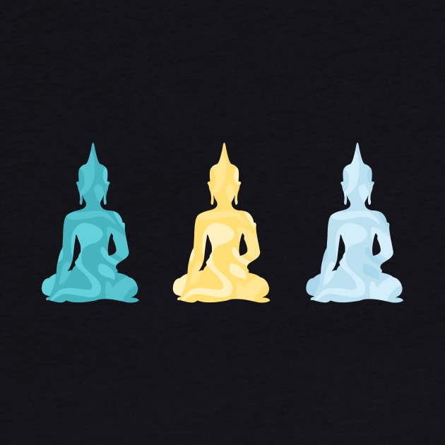 3 Buddhas by XOOXOO